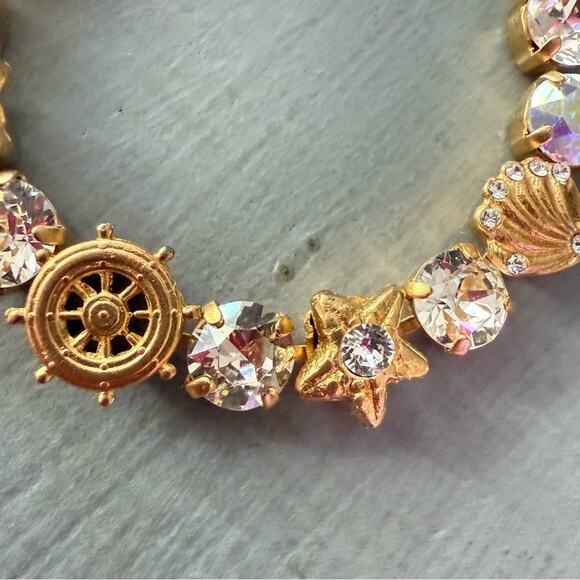 Sabika LIKE Gold Tone Nautical Seashell Bracelet - Picture 7 of 9